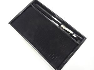 未使用品　正絹　喪服用　手組帯締め・帯揚げセット